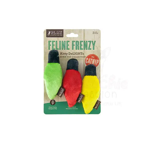 Feline Frenzy Christmas Lights Cat Toy Set of 3 - P.l.a.y - 3