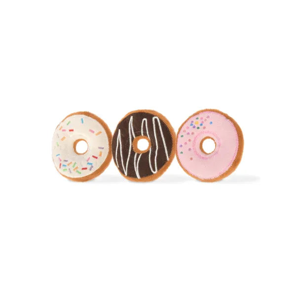 Feline Frenzy Kitty Kreme Donuts Cat Toy Pack of 3 - P.l.a.y - 1