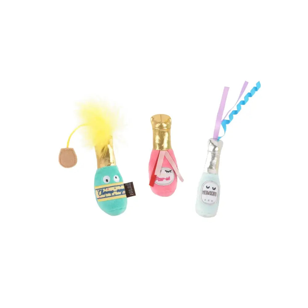 Feline Frenzy Pop Fizz Meow Cat Toy Pack of 3 - P.l.a.y - 6