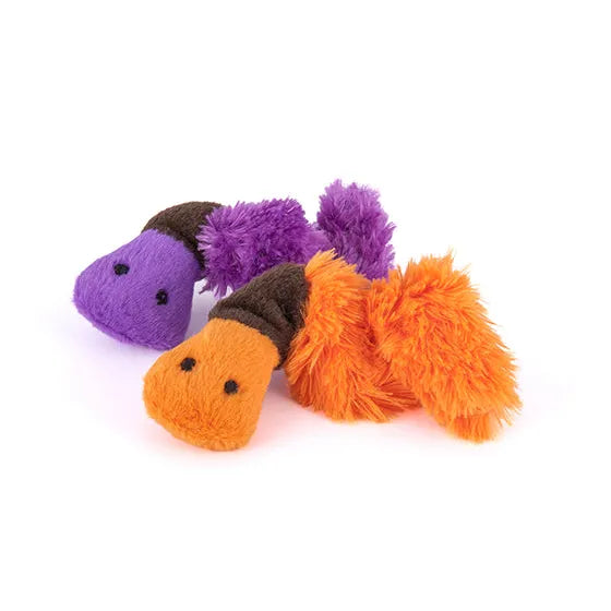 Feline Frenzy Worms Cat Toy Pack of 2 - P.l.a.y - 1