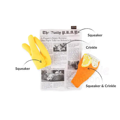 Fish n Chips Dog Toy by P.l.a.y - P.l.a.y - 2