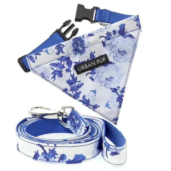 Floral Bouquet Dog Bandana & Lead Set Large - Urban - 1