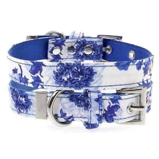 Floral Bouquet Fabric Dog Collar - Urban Pup - 1