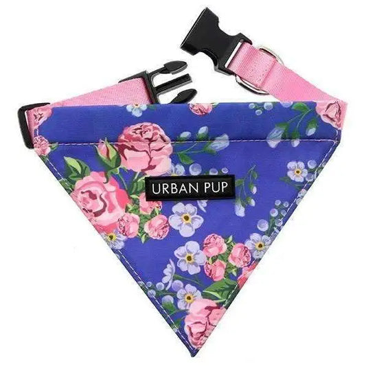 Floral Burst Dog Bandana Collar Medium - Sale - 1
