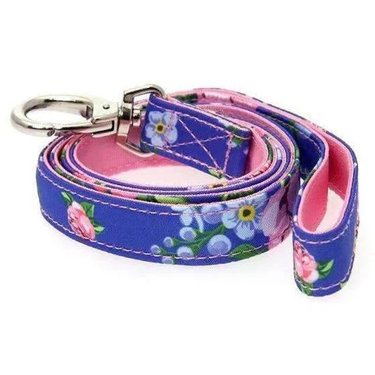 Floral Burst Fabric Dog Lead - Urban Pup - 1