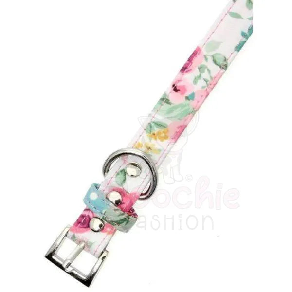 Floral Cascade Fabric Dog Collar - Urban Pup - 2