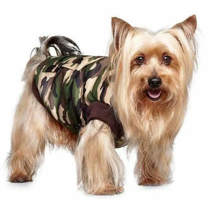 Forest Camouflage Dog Bodywarmer Coat - Urban Pup - 2