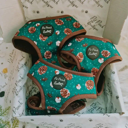 Forest Fir Cone Dog Harness Pet Pooch 1