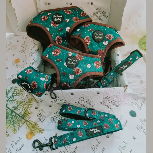 Forest Fir Cone Dog Harness Pet Pooch 2