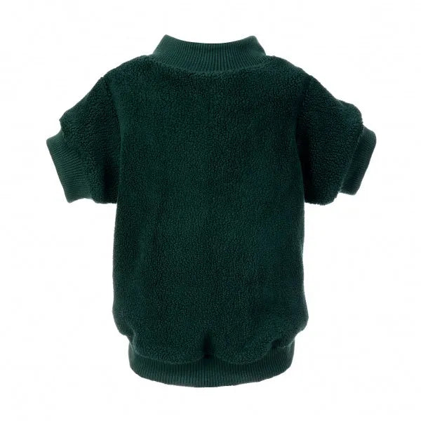 Forest Green Micro Fleece Dog Sweatshirt - Rich Paw - 1