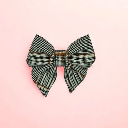 Foxbury Plaid Dog Sailor Bow Tie - Pupclub Couture - 1