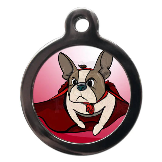 French Bulldog Superdog Dog Id Tag - Ps Pet Tags - 1