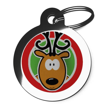 Fun Rudolph Dog Id Tag - Ps Pet Tags - 1