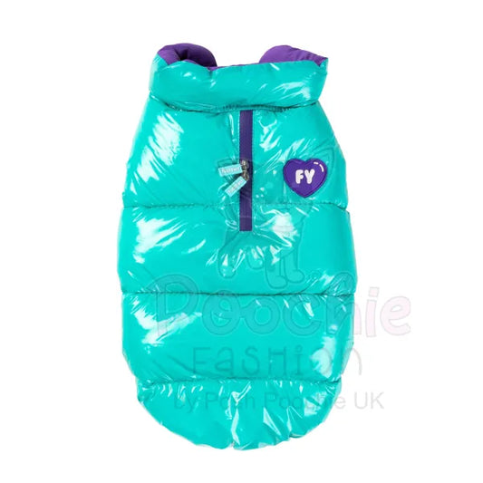 Fuzzyard Amor Puffer Jacket - Turquoise - Fuzzyard - 2
