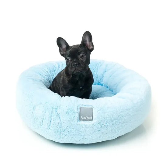 Fuzzyard Dreameazzzy Cuddler Dog Bed in Blue Fuzzyard 1