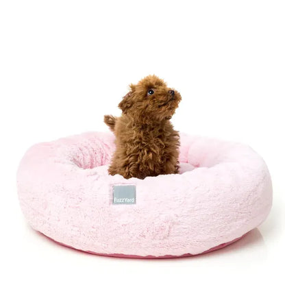 Fuzzyard Dreameazzzy Cuddler Dog Bed in Pink Fuzzyard 1