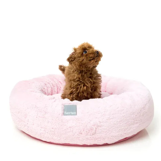 Fuzzyard Dreameazzzy Cuddler Dog Bed in Pink Fuzzyard 1
