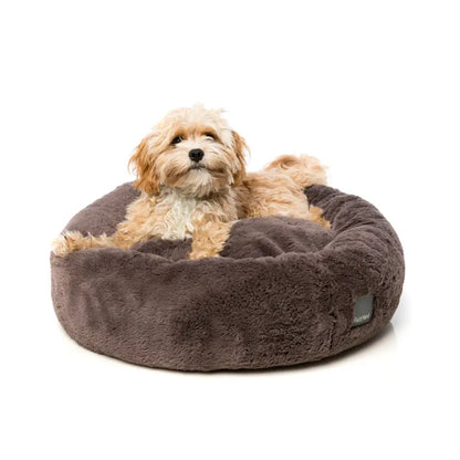 Fuzzyard Dreameazzzy Cuddler Dog Bed in Truffle Grey - Fuzzyard - 1