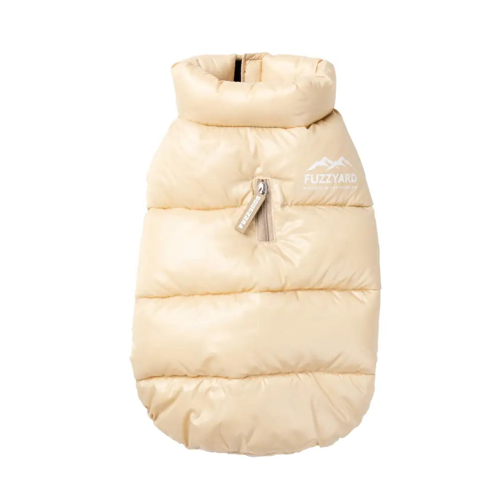 Fuzzyard East Harlem Waterproof Dog Puffer Jacket - Beige - Fuzzyard - 2