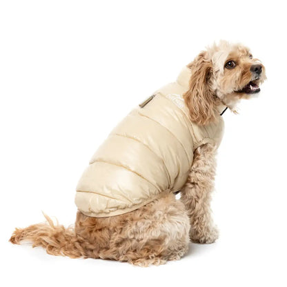 Fuzzyard East Harlem Waterproof Dog Puffer Jacket - Beige - Fuzzyard - 7