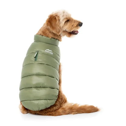 Fuzzyard East Harlem Waterproof Dog Puffer Jacket - Khaki - Fuzzyard - 7