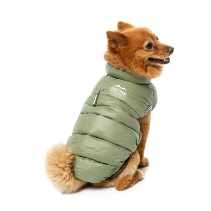 Fuzzyard East Harlem Waterproof Dog Puffer Jacket - Khaki - Fuzzyard - 1