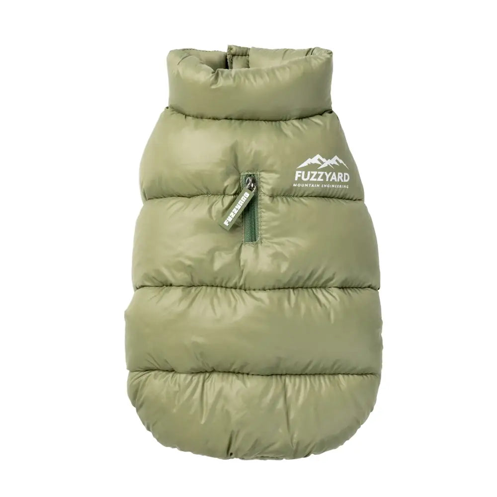 Fuzzyard East Harlem Waterproof Dog Puffer Jacket - Khaki - Fuzzyard - 2