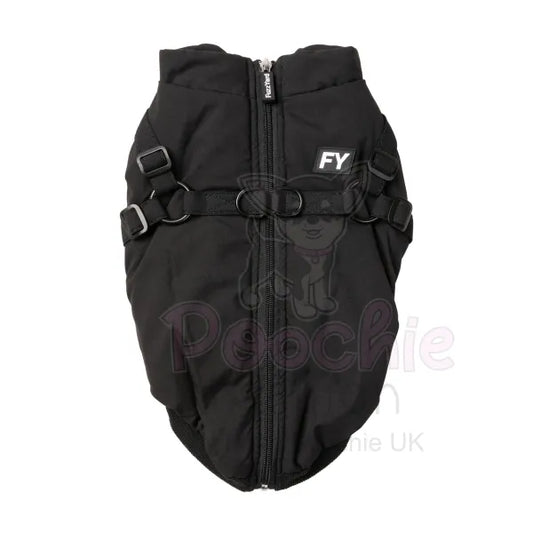 Fuzzyard Flash Dog Harness Jacket - Black - Fuzzyard - 2