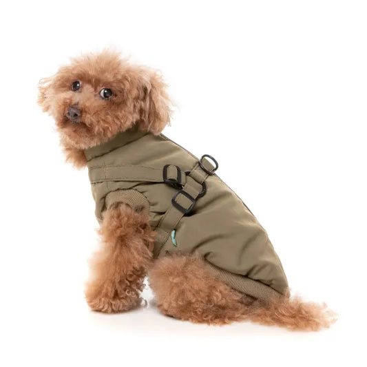 Fuzzyard Flash Dog Harness Jacket - Khaki - Fuzzyard - 1