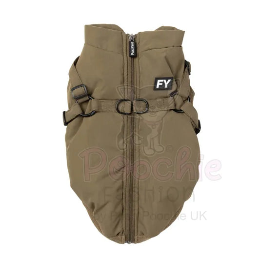 Fuzzyard Flash Dog Harness Jacket - Khaki - Fuzzyard - 2