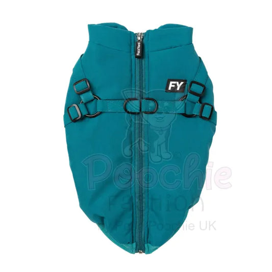 Fuzzyard Flash Dog Harness Jacket - Teal - Fuzzyard - 2