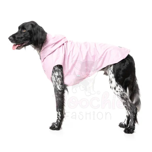 Fuzzyard Flipside 24 Reversible Dog Raincoat - Pink - Fuzzyard - 5