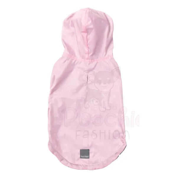 Fuzzyard Flipside 24 Reversible Dog Raincoat - Pink - Fuzzyard - 4