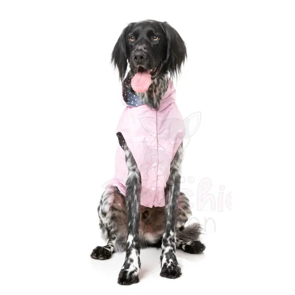 Fuzzyard Flipside 24 Reversible Dog Raincoat - Pink - Fuzzyard - 6