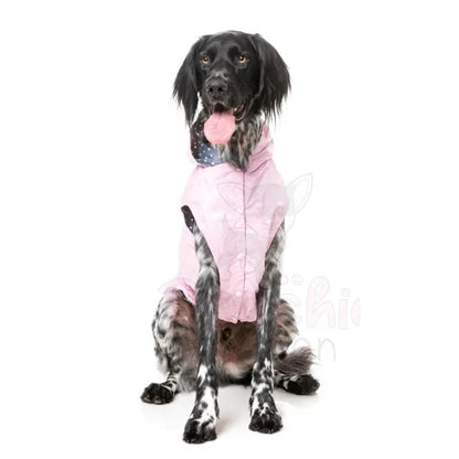 Fuzzyard Flipside 24 Reversible Dog Raincoat - Pink - Fuzzyard - 6