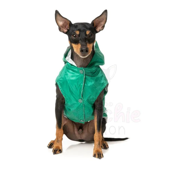 Fuzzyard Flipside Reversible Dog Raincoat - Green - Fuzzyard - 7