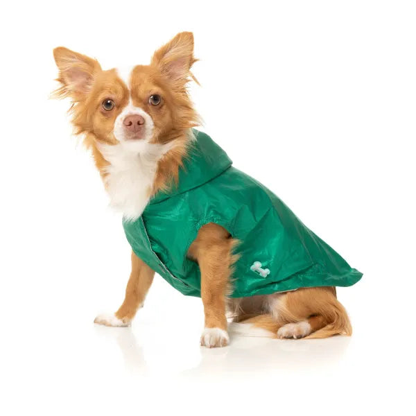 Fuzzyard Flipside Reversible Dog Raincoat - Green - Fuzzyard - 1