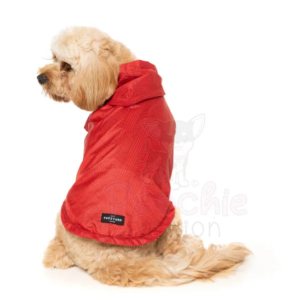 Fuzzyard Flipside Reversible Dog Raincoat - Red - Fuzzyard - 6