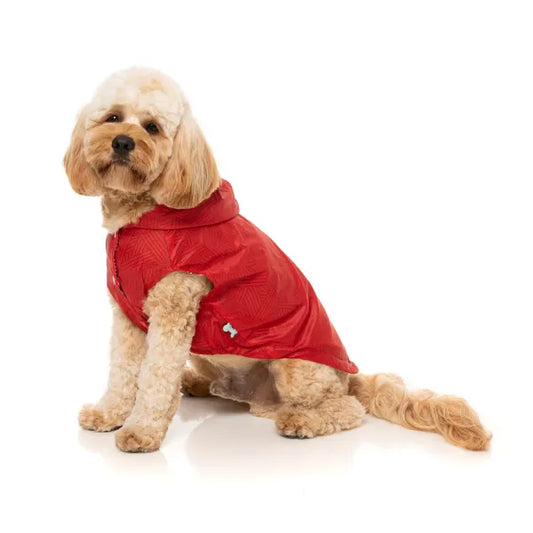 Fuzzyard Flipside Reversible Dog Raincoat - Red - Fuzzyard - 1
