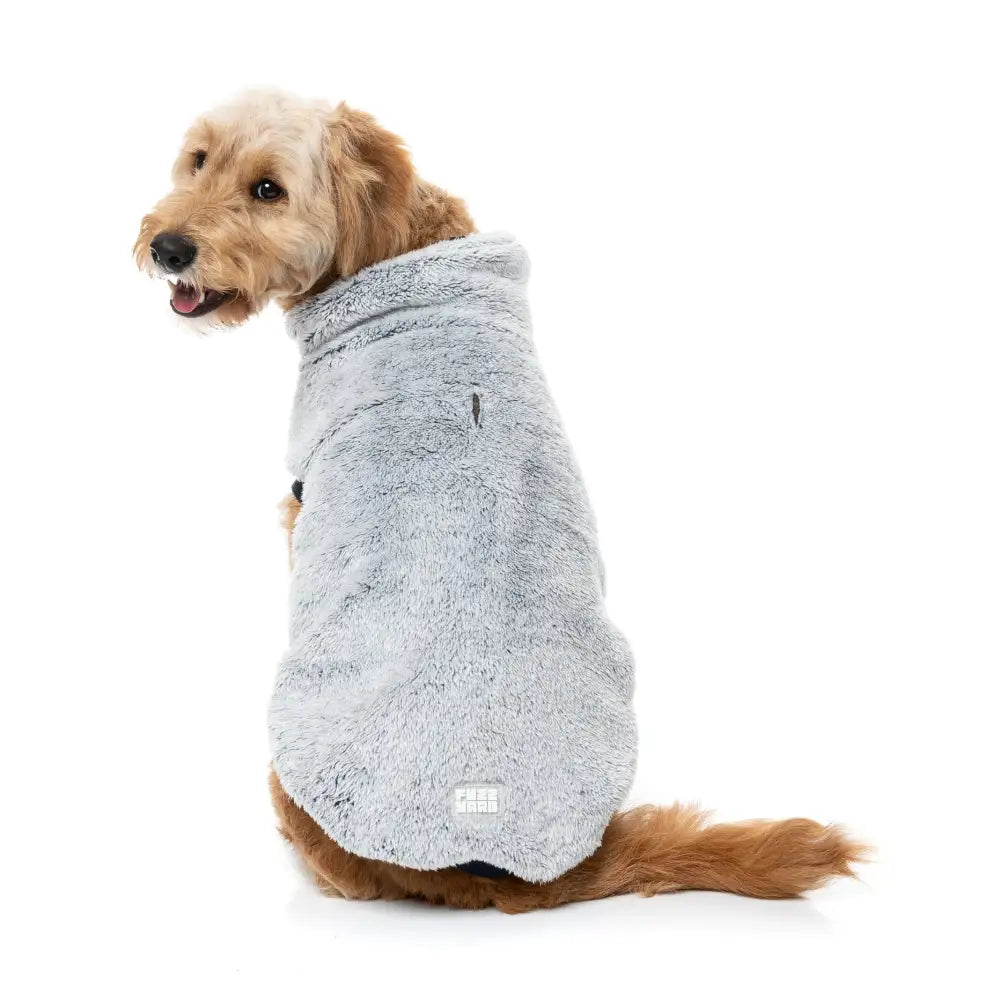 Fuzzyard Frosted Teddy Dog Fleece Jumper - Navy - Fuzzyard - 1