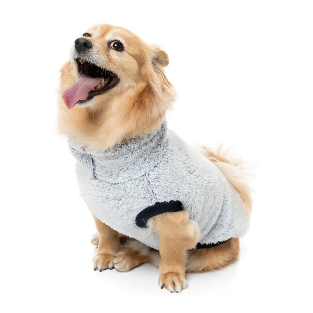 Fuzzyard Frosted Teddy Dog Fleece Jumper - Navy - Fuzzyard - 8