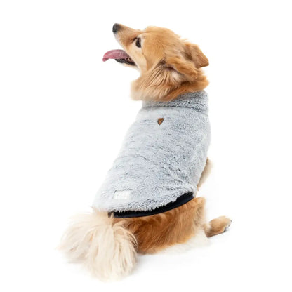 Fuzzyard Frosted Teddy Dog Fleece Jumper - Navy - Fuzzyard - 6