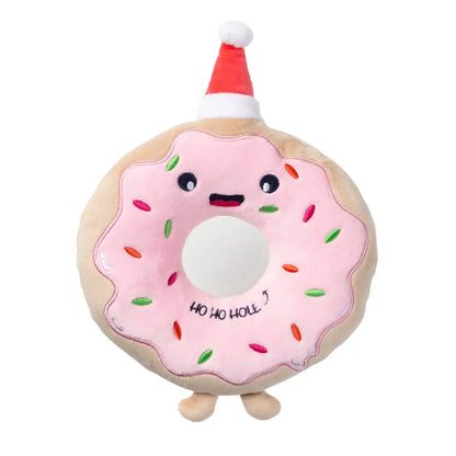 Fuzzyard Ho Ho Donut Squeaky Plush Christmas Dog Toy - Fuzzyard - 1