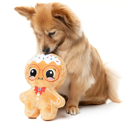 Fuzzyard Jingle Bread Squeaky Plush Christmas Dog Toy - Fuzzyard - 2