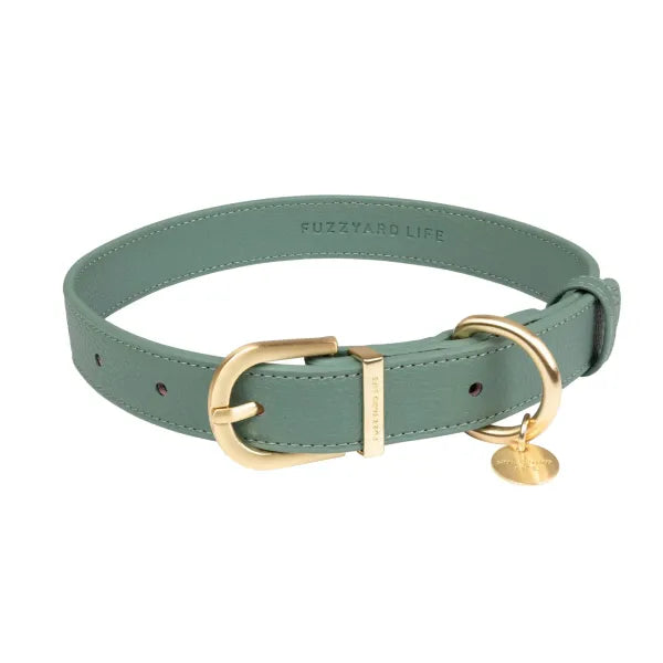Fuzzyard Life Atelier Dog Collar in Myrtle Green - Fuzzyard - 1