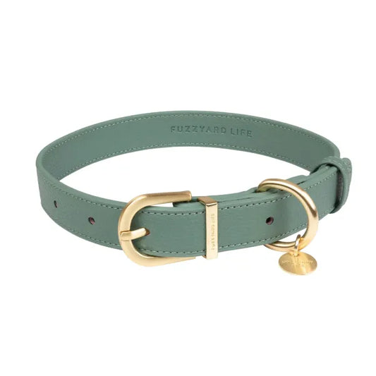 Fuzzyard Life Atelier Dog Collar in Myrtle Green - Fuzzyard - 1