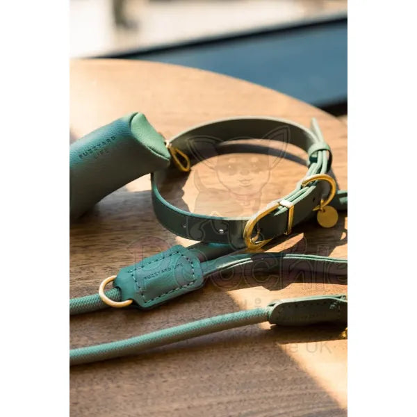Fuzzyard Life Atelier Dog Collar in Myrtle Green - Fuzzyard - 6