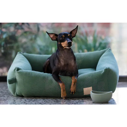Fuzzyard Life Corduroy Dog Bed in Myrtle Green - Fuzzyard - 5