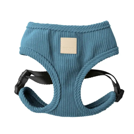 Fuzzyard Life Corduroy Dog Harness in French Blue - Fuzzyard - 1