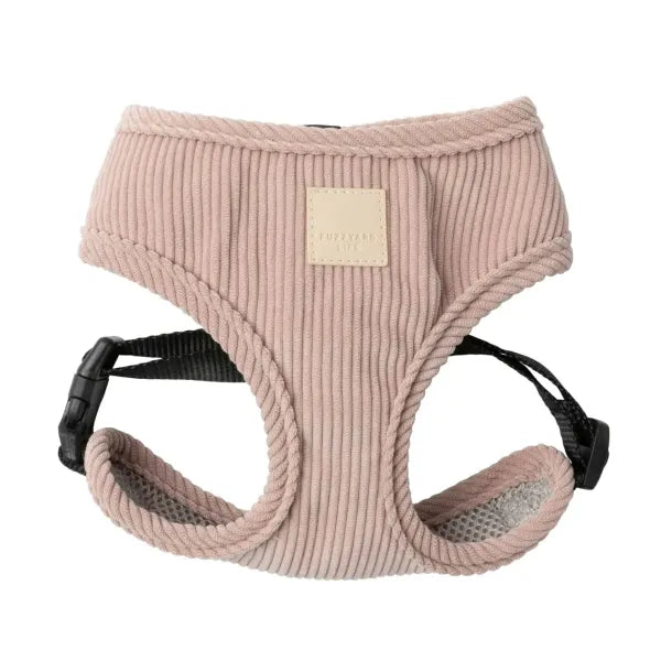 Fuzzyard Life Corduroy Dog Harness in Soft Blush Pink - Fuzzyard - 1